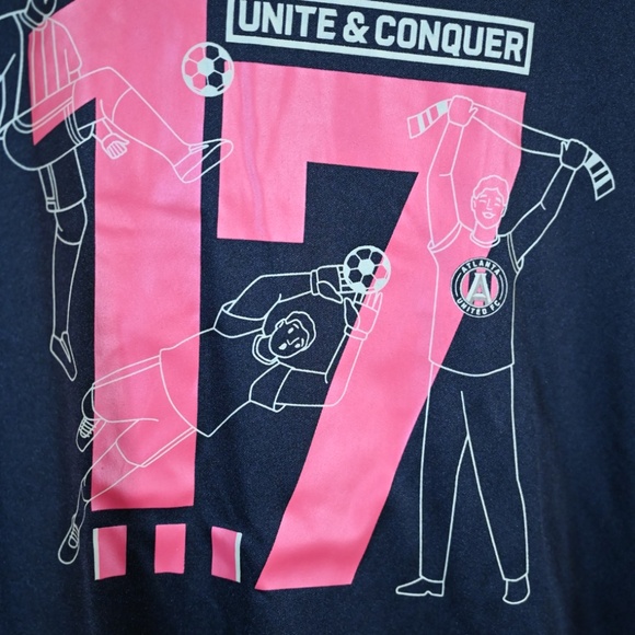 lack Atlanta United Tribute Shirt – Gold “Vamos, Vamos Atlanta” - Picture 2 of 5